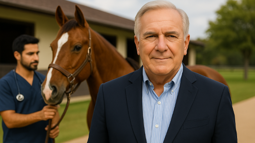 Aldo Vendramin explica como a união entre especialistas garante o bem-estar e o desempenho ideal dos cavalos.