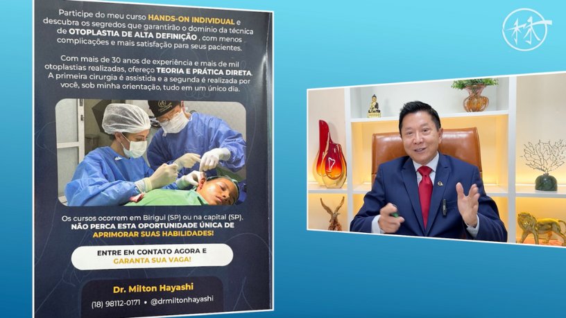 Segurança e naturalidade são os pilares de uma cirurgia plástica bem-sucedida, afirma Dr. Milton Seigi Hayashi.