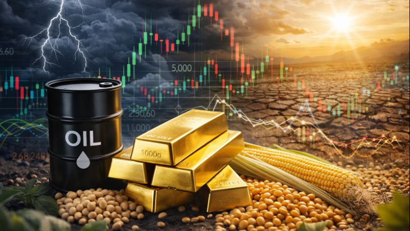 Preços das commodities avaliados por fatores climáticos por Aldo Vendramin.

